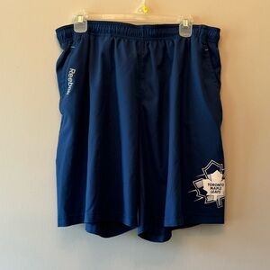 Toronto Maple Leafs shorts Reebok Center Ice Collection Large